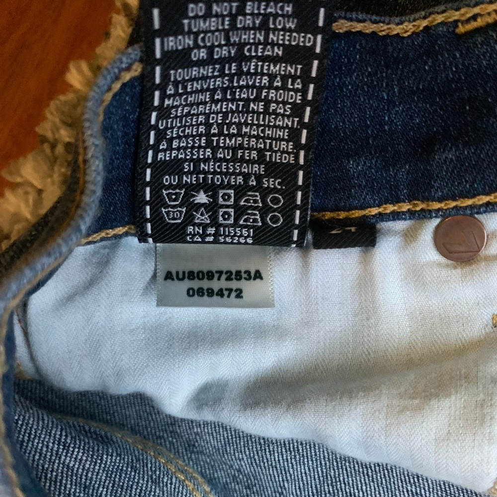7 FOR ALL MANKIND - The Ankle Skinny Denim Jeans - Size 24 - Picture 6 of 6